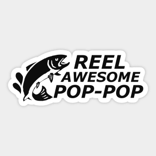 Fishing Pop Pop - Reel Awesome Pop - Pop Sticker